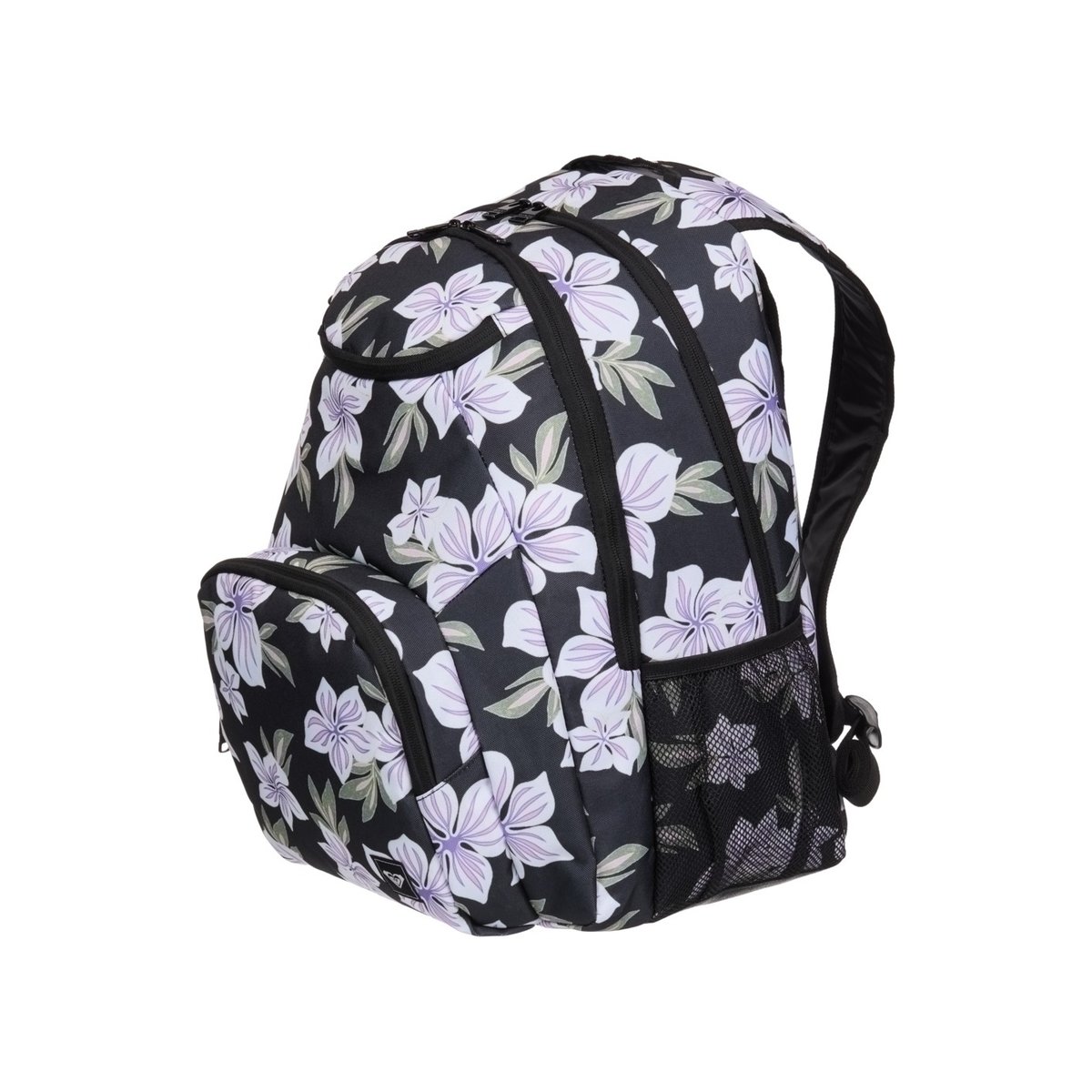 Sac à dos moyen SHADOW SWELL PRINTED. noir oil green of the pacific axs, ROXY