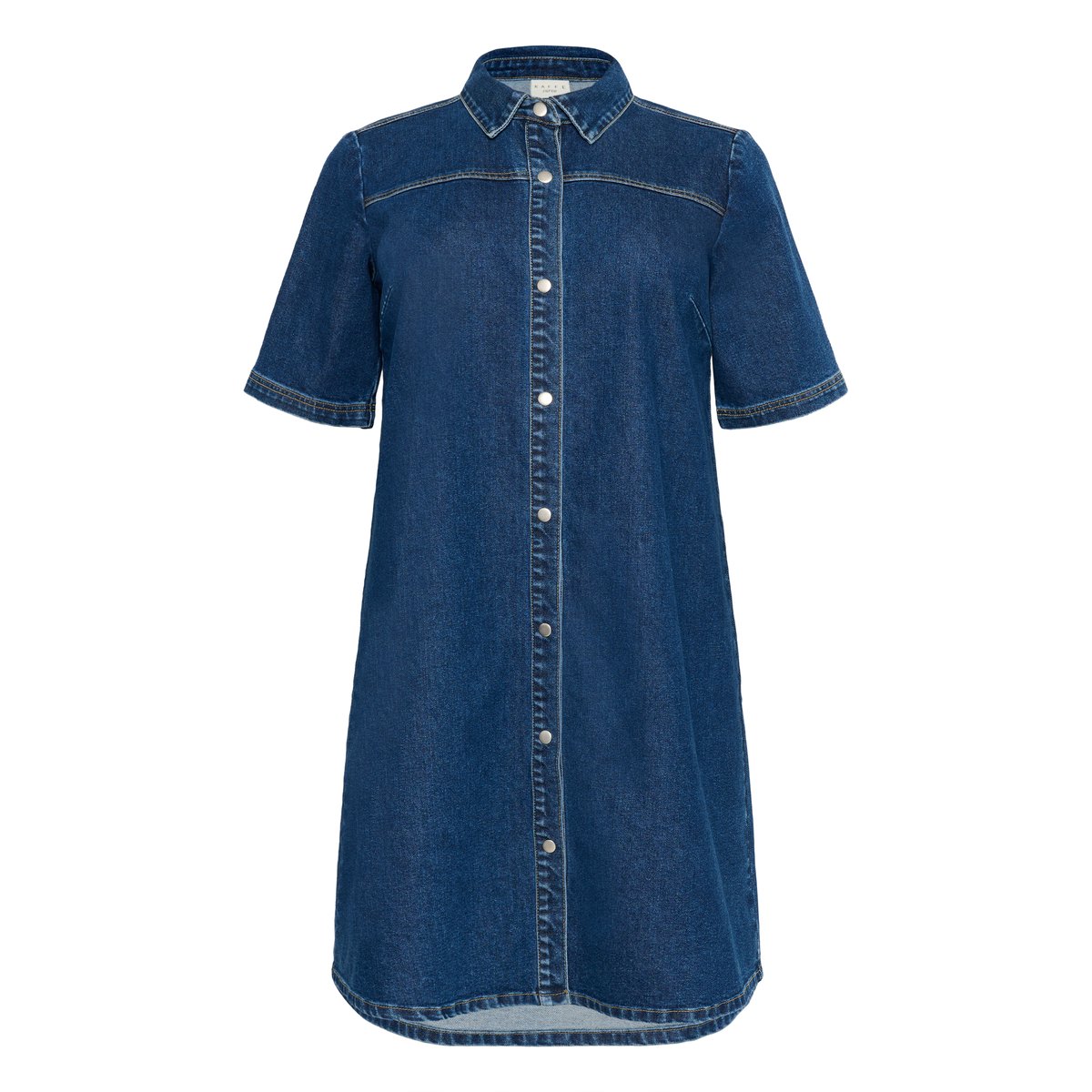 Denim dress bleu denim, KAFFE CURVE