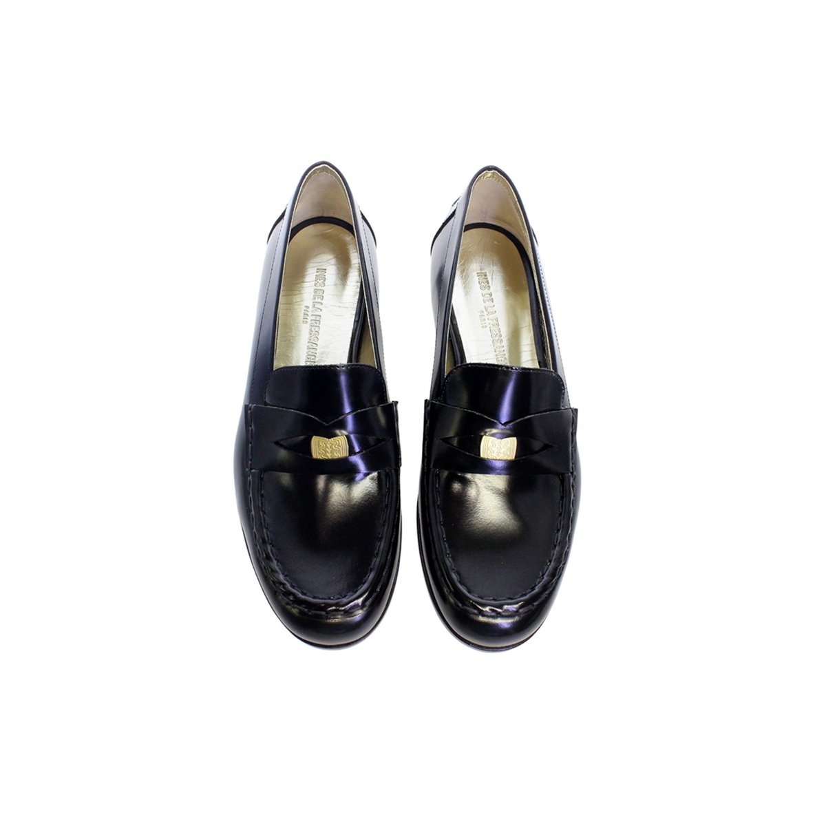 Mocassins en cuir Elvire - INES DE LA FRESSANGE PARIS noir, INES DE LA FRESSANGE PARIS