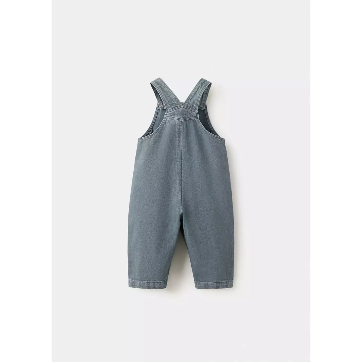 Salopette denim poches bleu, MANGO BABY