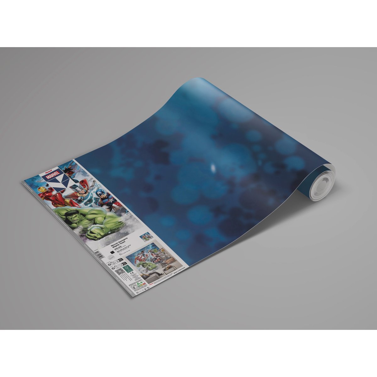 Papier peint Komar - Marvel Avengers Mighty Team - 250 x 250 cm multicolore, HEXOA