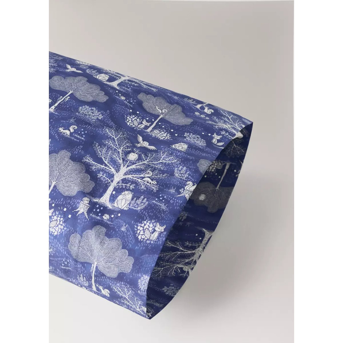 Taie d’oreiller en imprimé fleuri 45x110 cm bleu, MANGO HOME