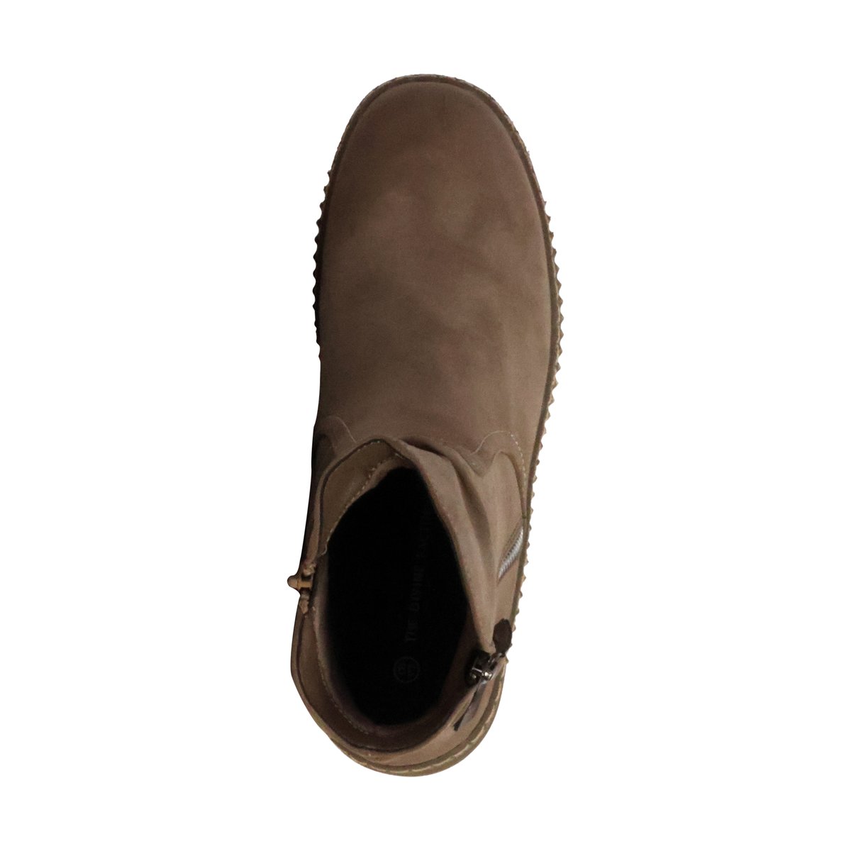 Bottines à Zip taupe, THE DIVINE FACTORY