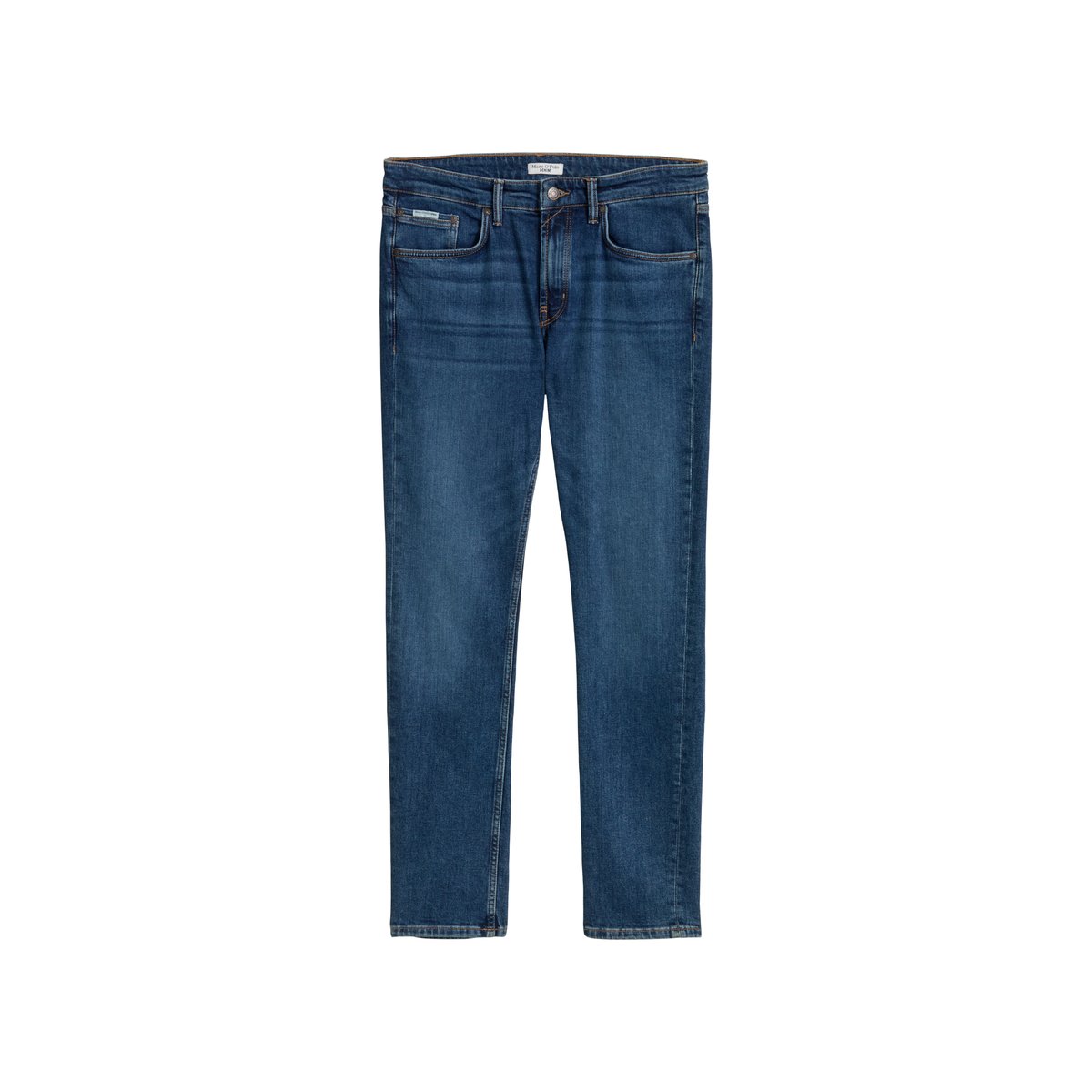 Jeans modèle Vidar slim en coton biologique mélangé de qualité supérieure bleu foncé, MARC O’POLO DENIM