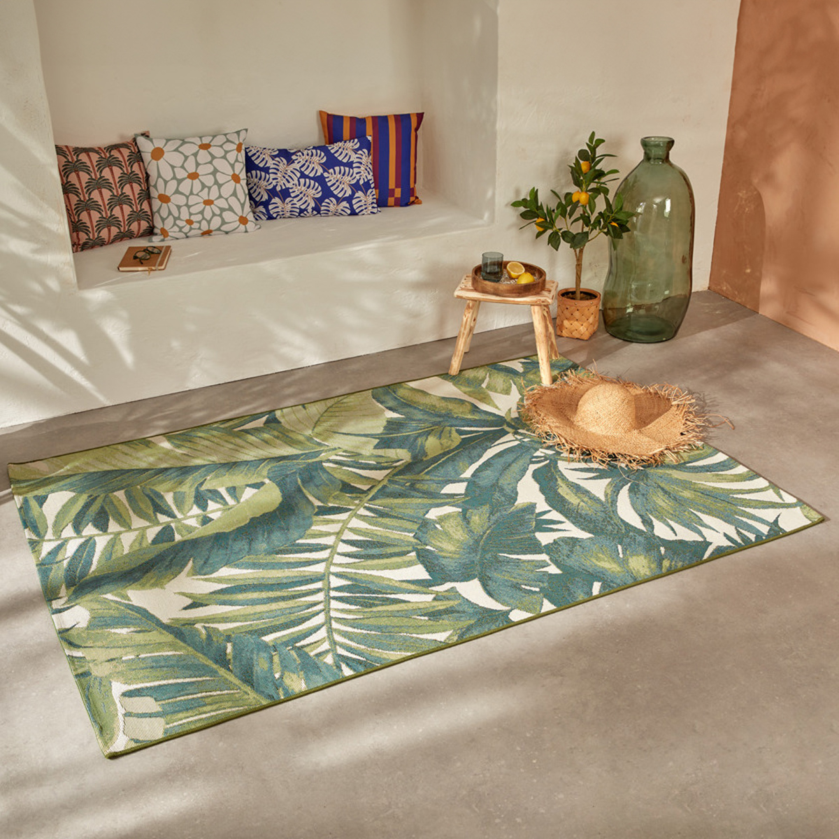 Tapis d'extérieur KEPA noir, ATMOSPHERA