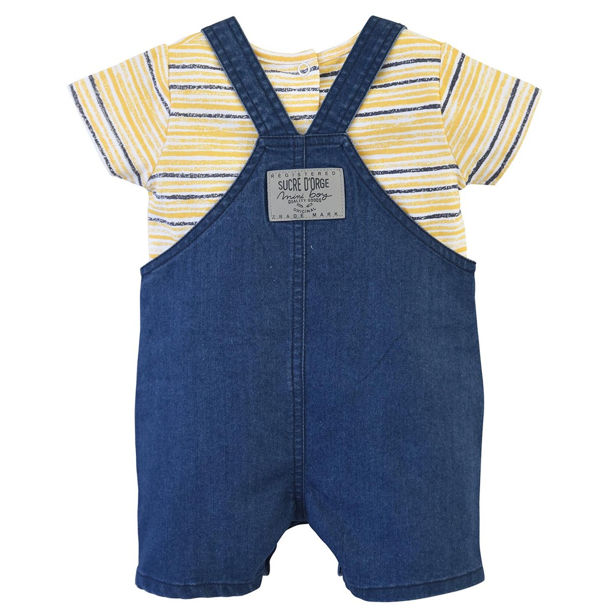 Ensemble court garcon axel bleu, SUCRE D'ORGE