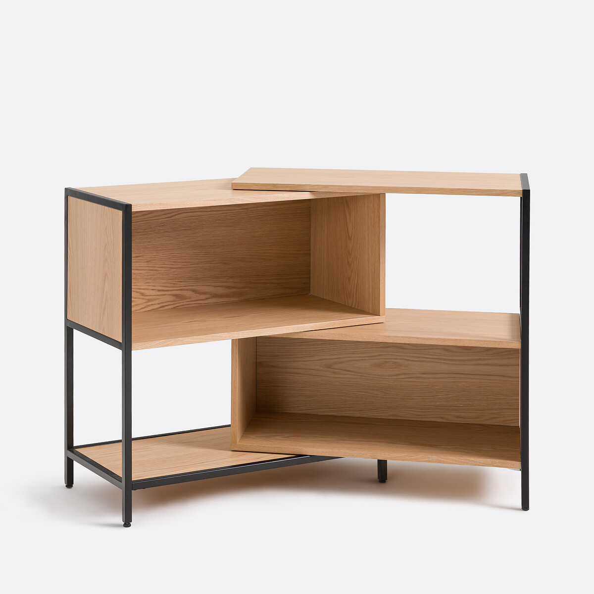 Console modulable et extensible plaqué chêne Volga coloris chêne, LA REDOUTE INTERIEURS
