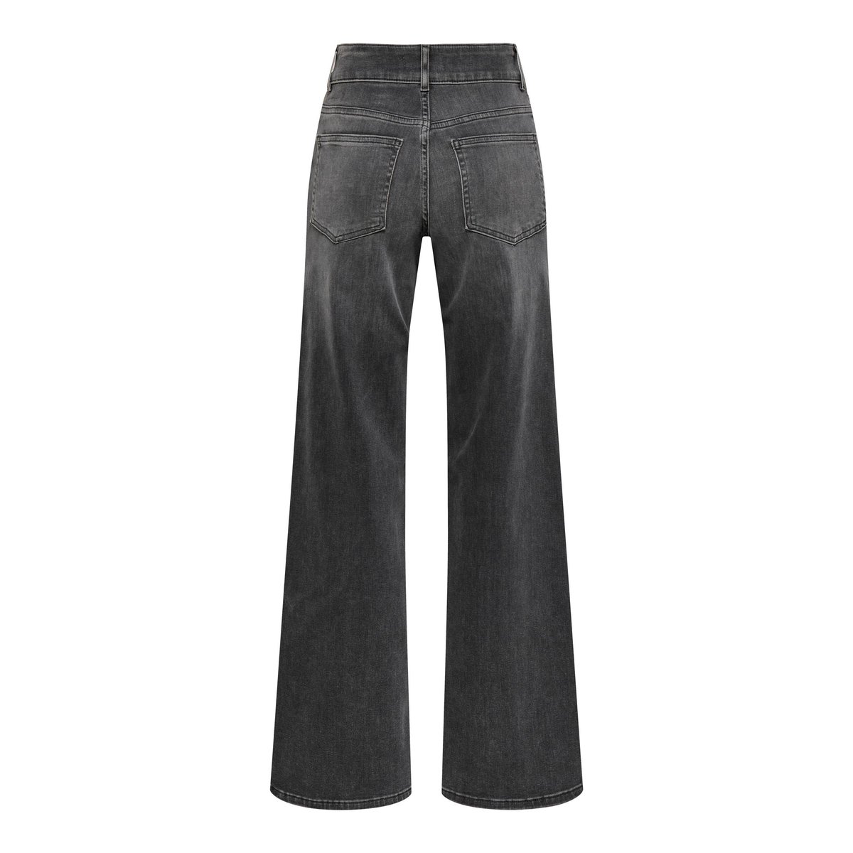 Jean À Jambe Large washed black, ONLY