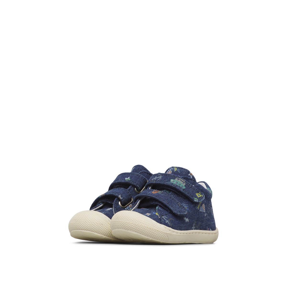 Chaussures premiers pas en tissu COCOON VL marine-, NATURINO