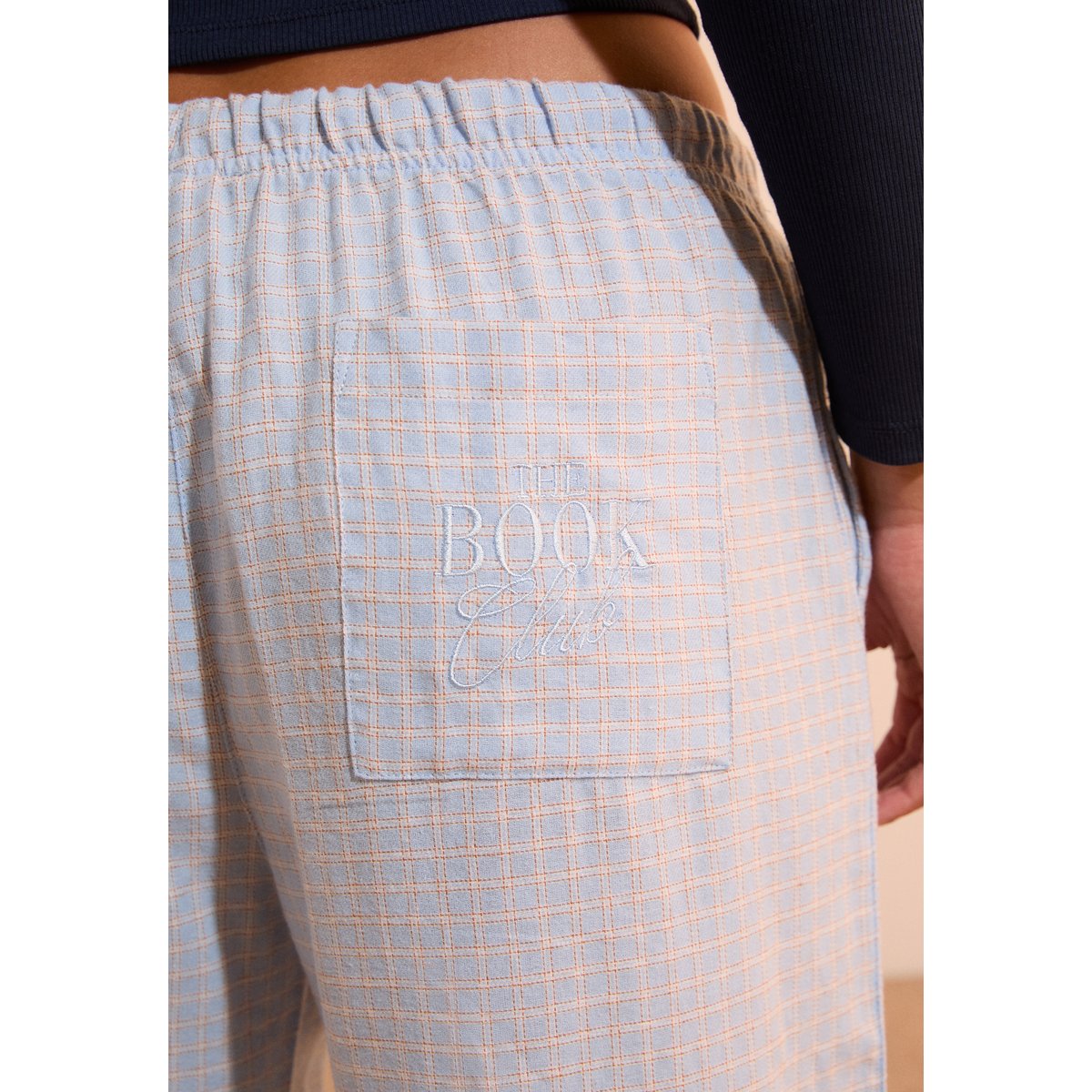 Pantalon de pyjama à carreaux en coton RAISA bleu, ETAM