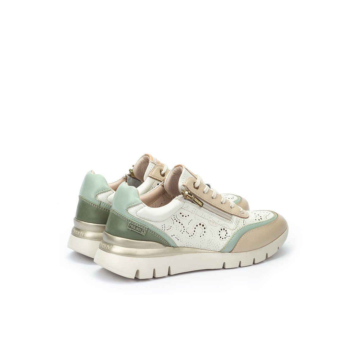 Baskets cuir Cantabria off white, PIKOLINOS