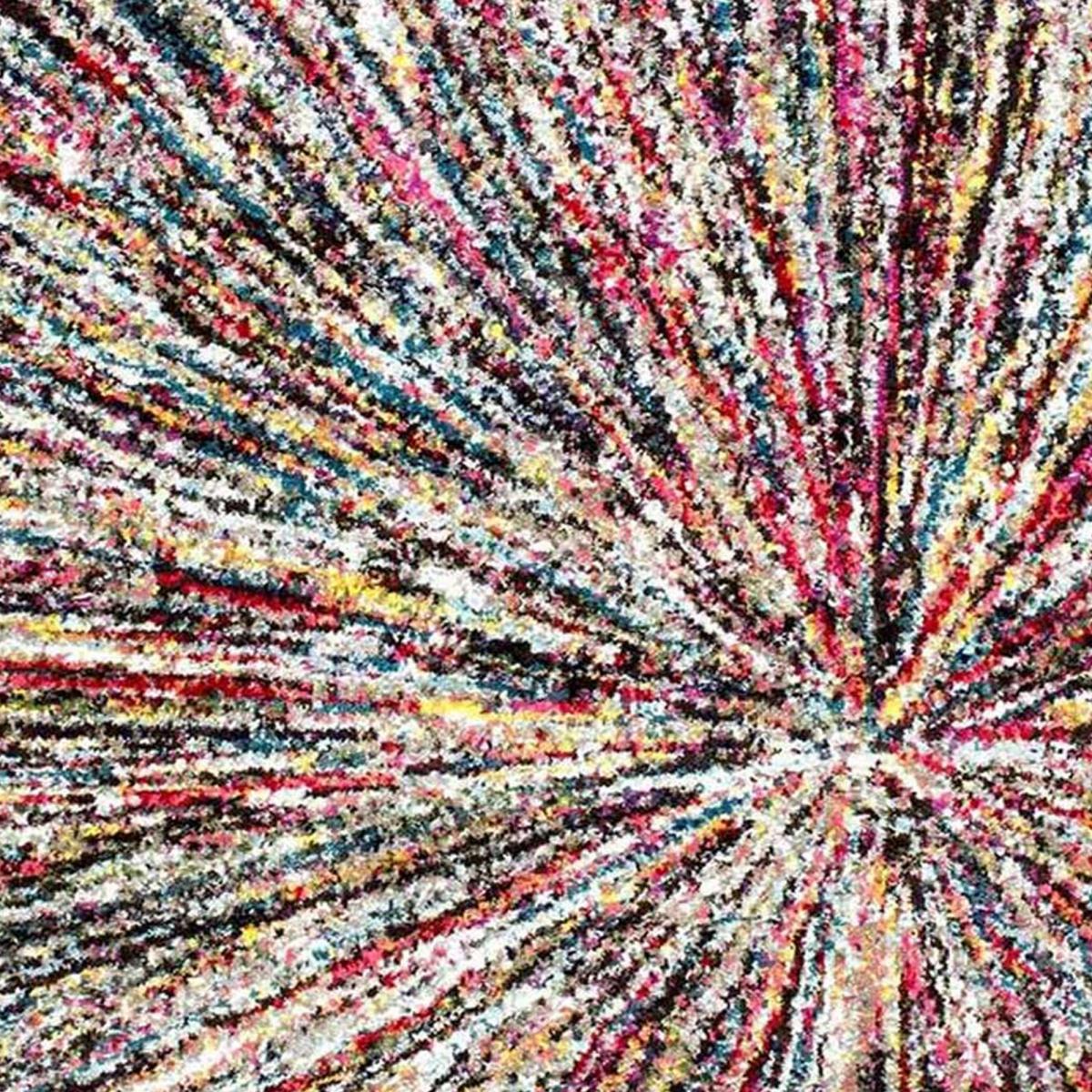Tapis salon et chambre tissé motif ethnique LYN6 IMPACT multicolore, UN AMOUR DE TAPIS