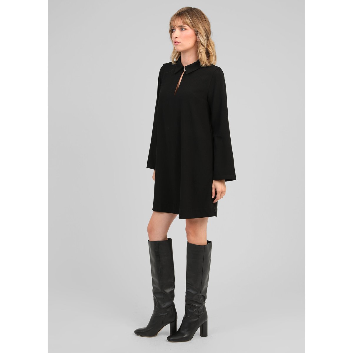 Robe Courte MALOPA noir, AN'GE
