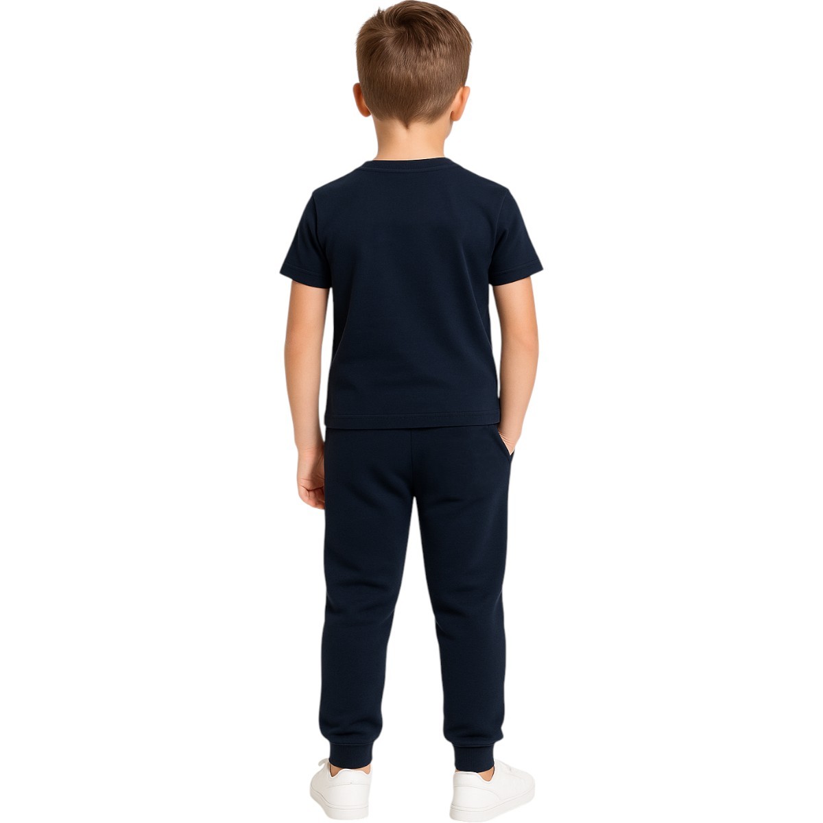 Lot de 2 t-shirts manches courtes et pantalon de jogging PLAYGROUND bleu marine, ELLESSE