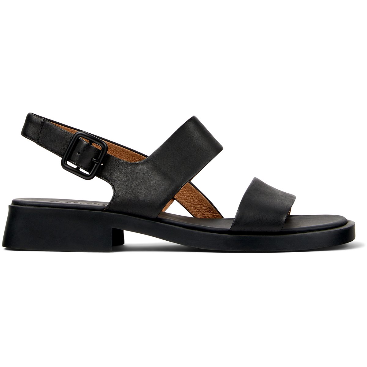 Sandales en cuir ultrasouple Dana noir, CAMPER