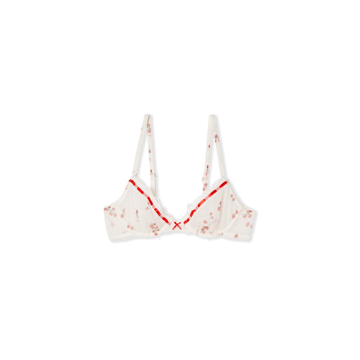 Soutien-gorge en tulle à motifs AROME blanc, ETAM
