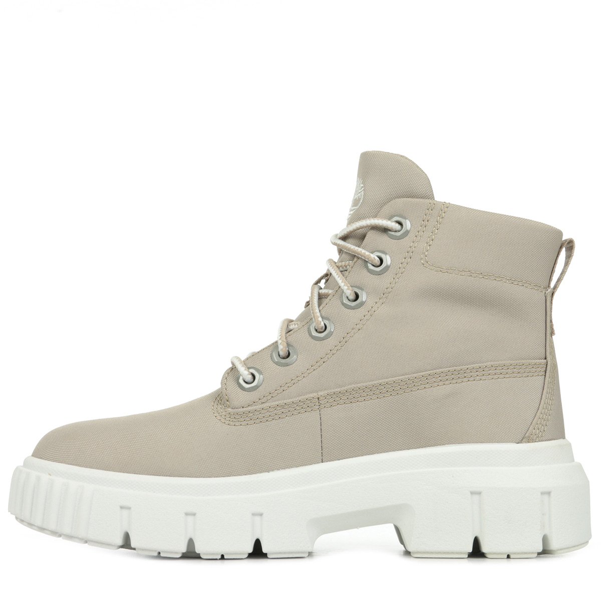 Baskets montantes cuir Greyfield  light beige canvas, TIMBERLAND
