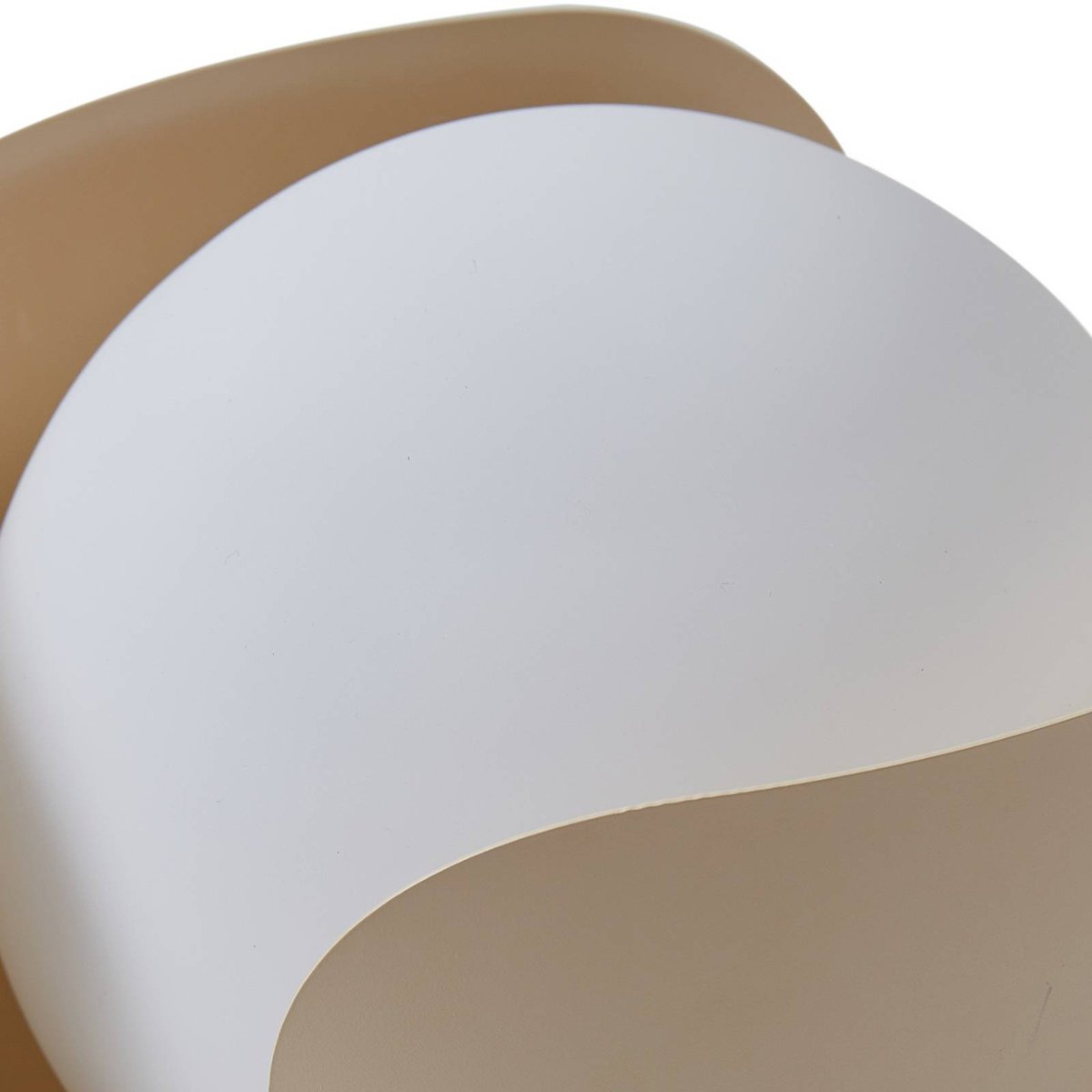 Lampe à poser en métal moderne, Fiora beige, blanc, LINDBY