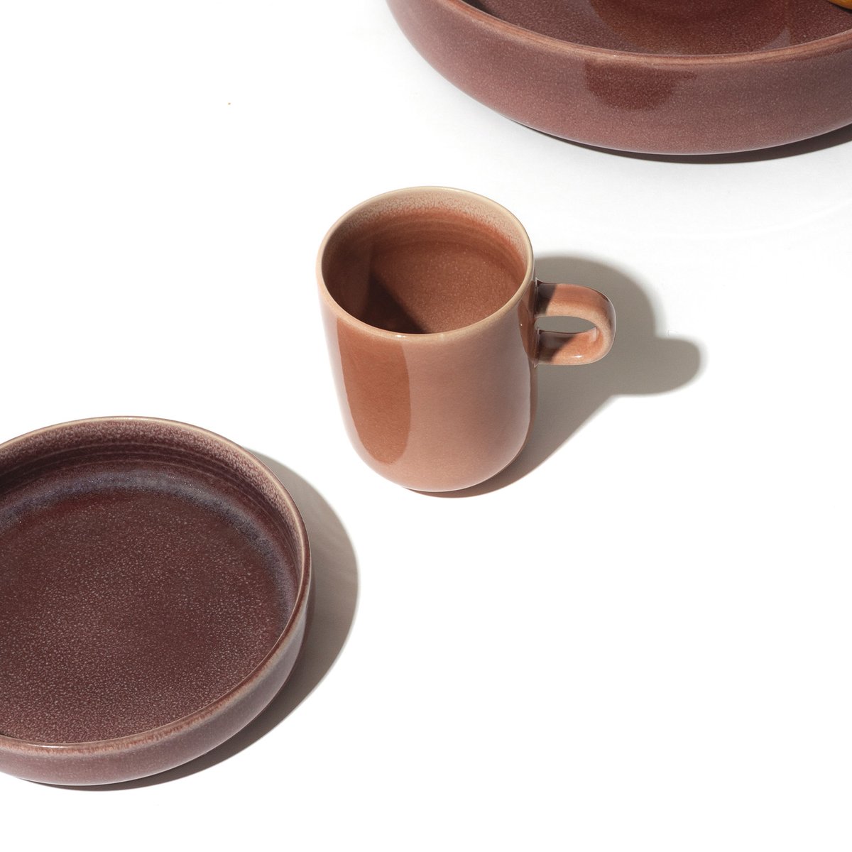 Lot de 4 tasses DUNA rose, ONA