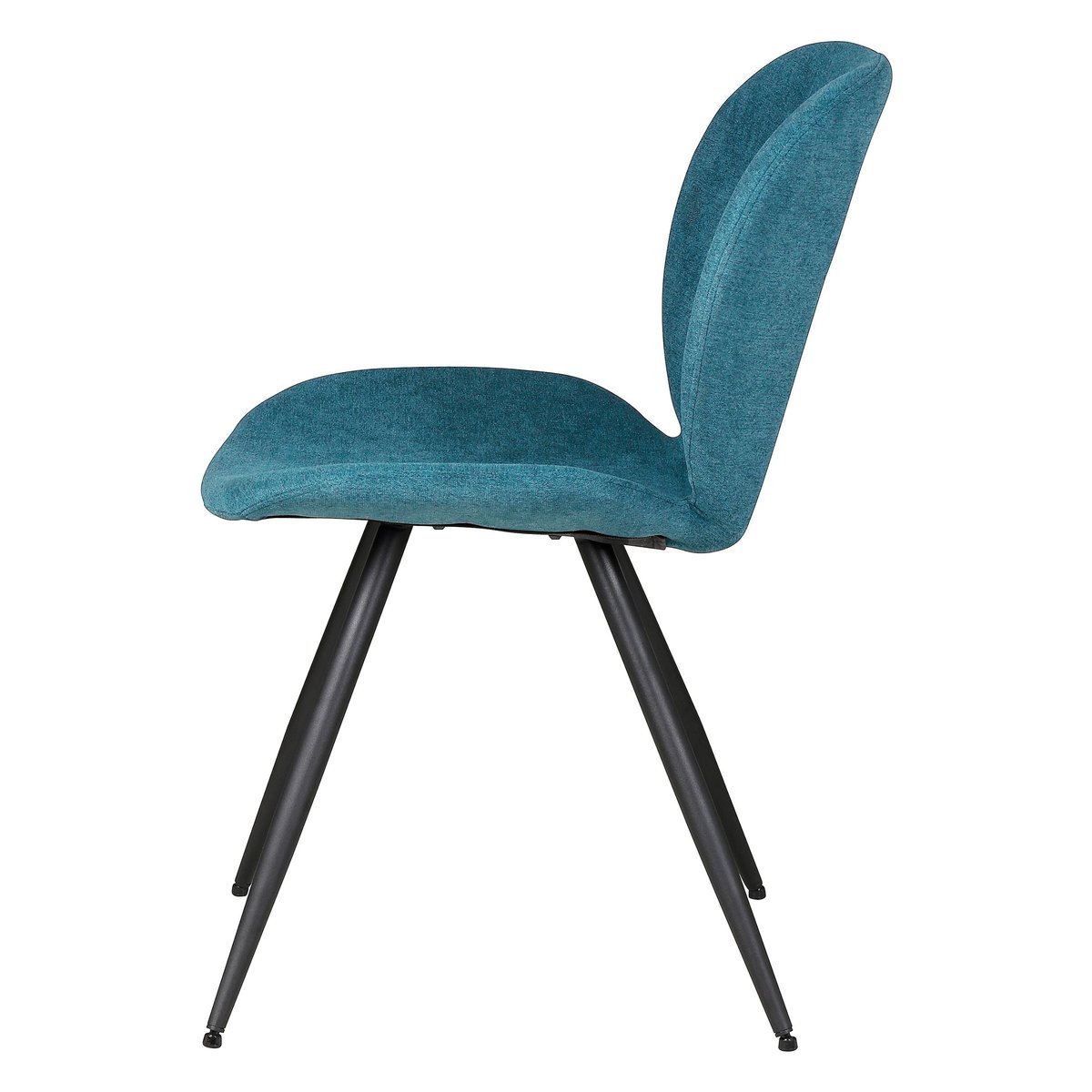 Chaise repas tissu bleu canard, ZAGO