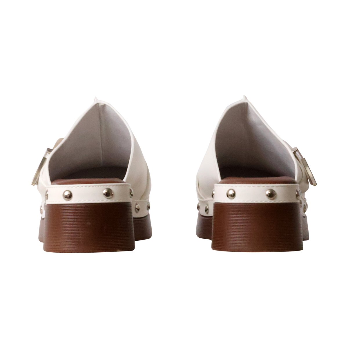 Mules à Enfiler blanc, ENZA NUCCI