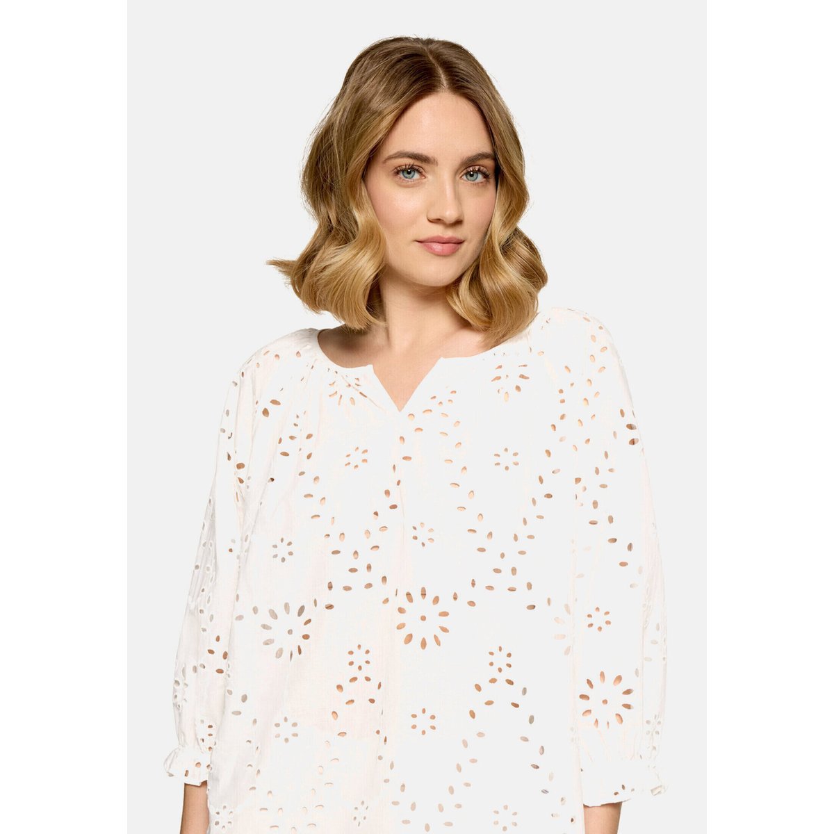 Tunique au look carmen blanc, BETTY BARCLAY