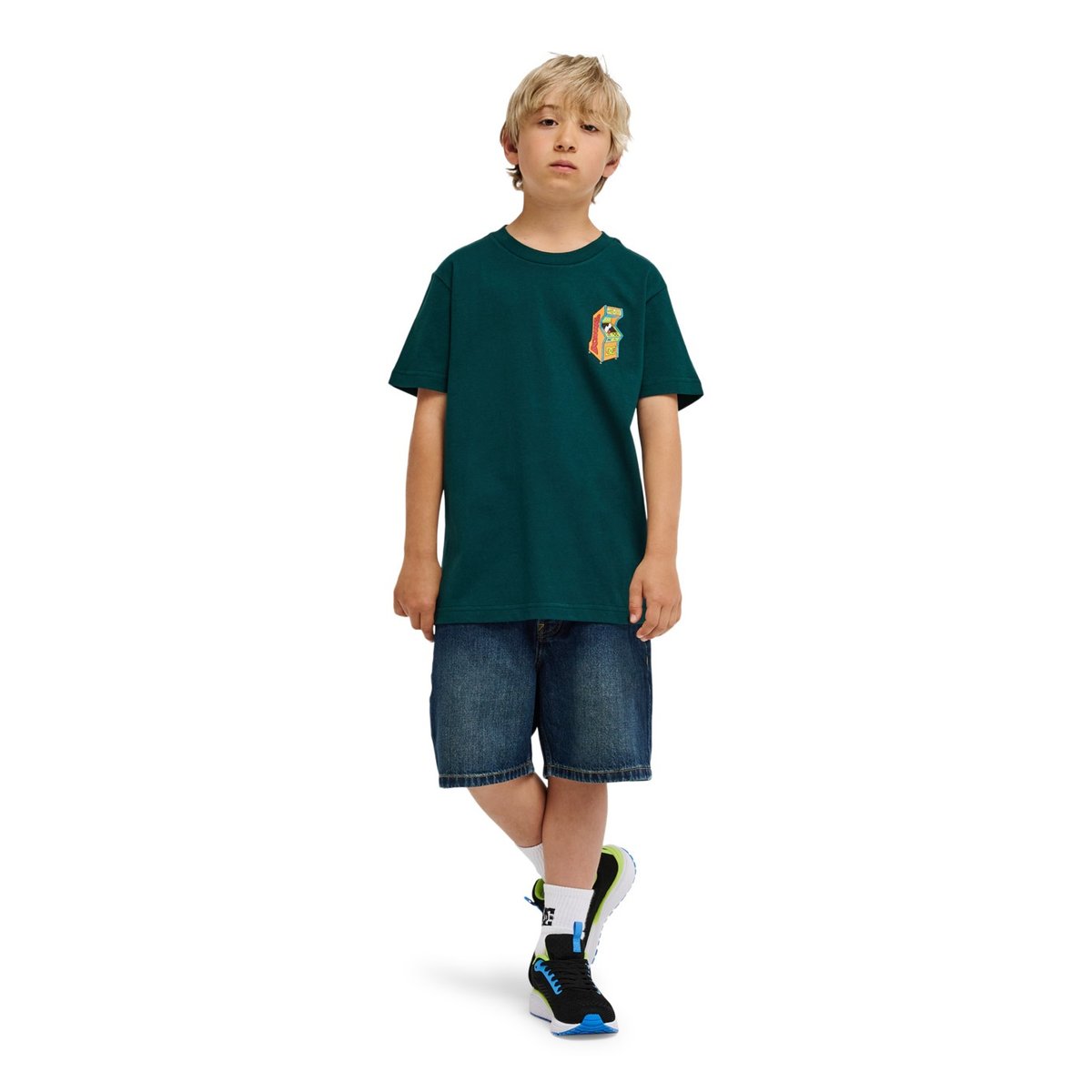 T-Shirt à manches courtes INSERT A COIN. vert ponderosa pine, DC SHOES
