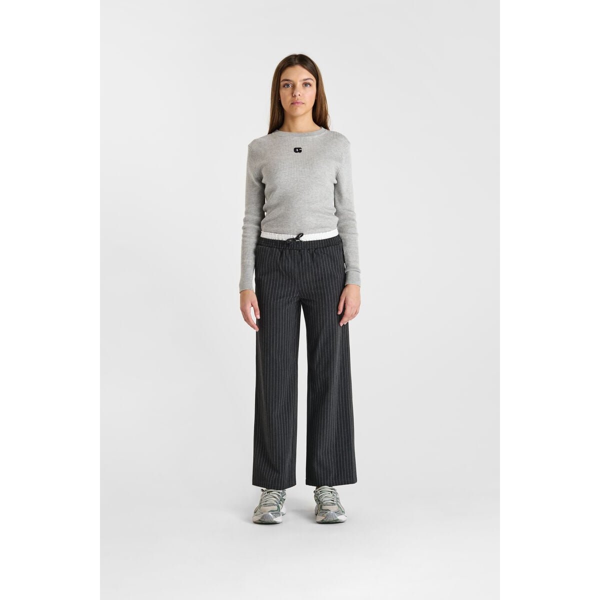 Pantalon droite IONAGI ardoise, LE TEMPS DES CERISES