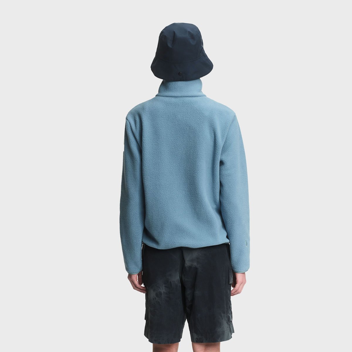 Polaire à fermeture éclair bleu fumé, AIGLE