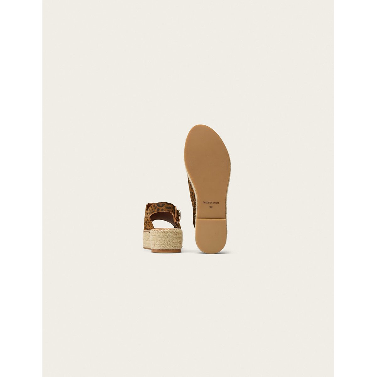 Espadrilles MAYA suède léopard, ODAJE