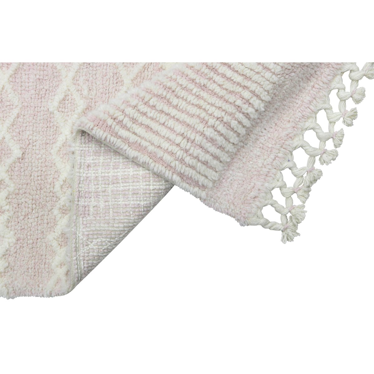 Tapis à laine Rectangulaire ARI blanc, LORENA CANALS