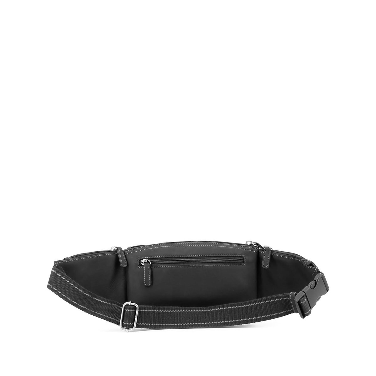 Sac banane FÉLIN noir, HEXAGONA