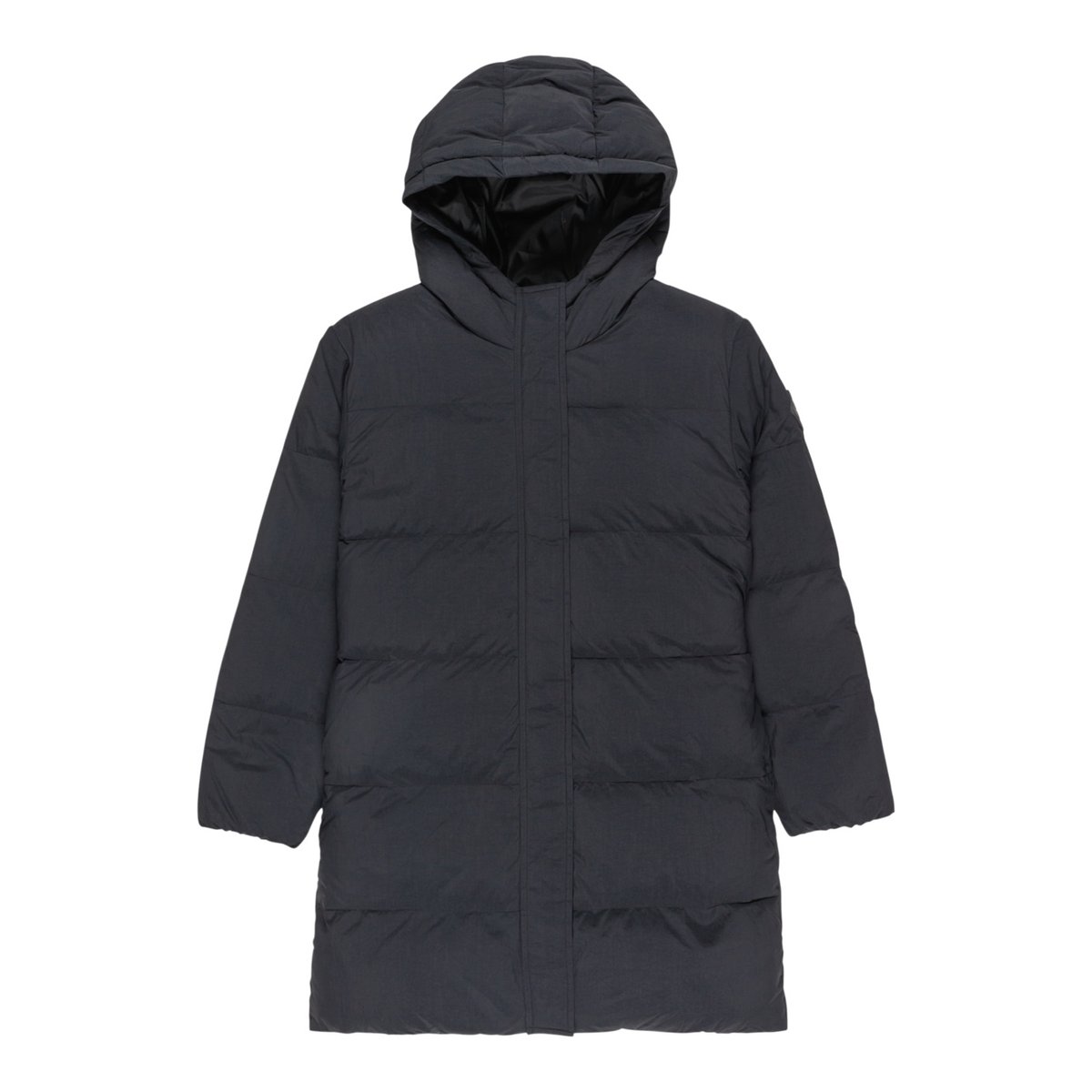 Doudoune longue ON MY WAY PUFFER. noir anthracite, ROXY