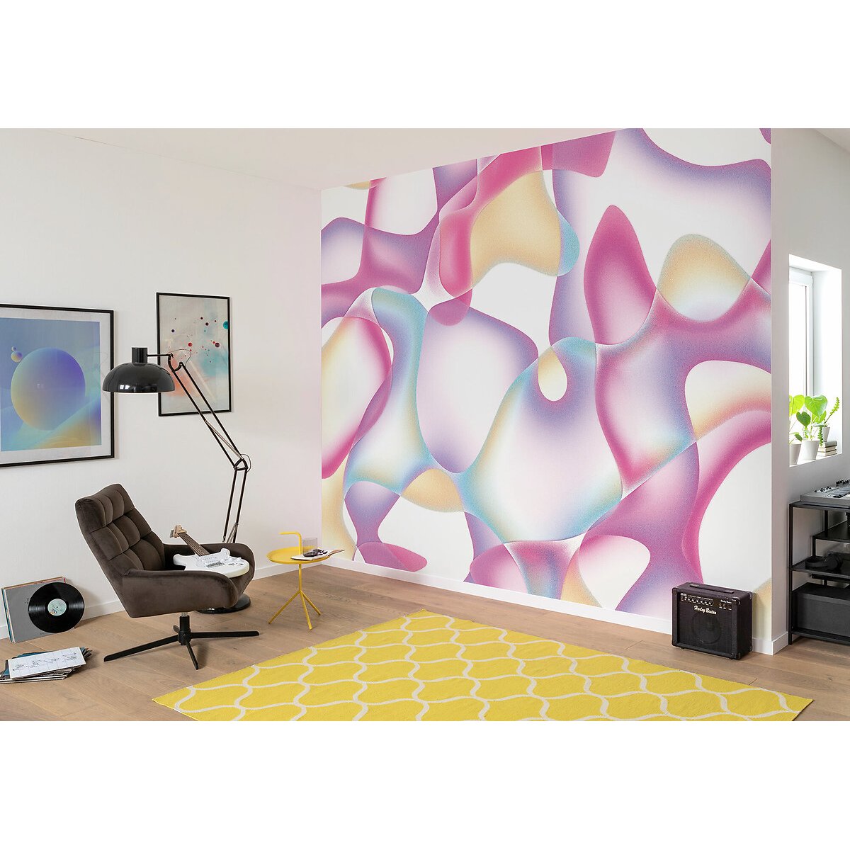 Papel de parede Flowrider, INTERELIFE multicolor, INTERELIFE