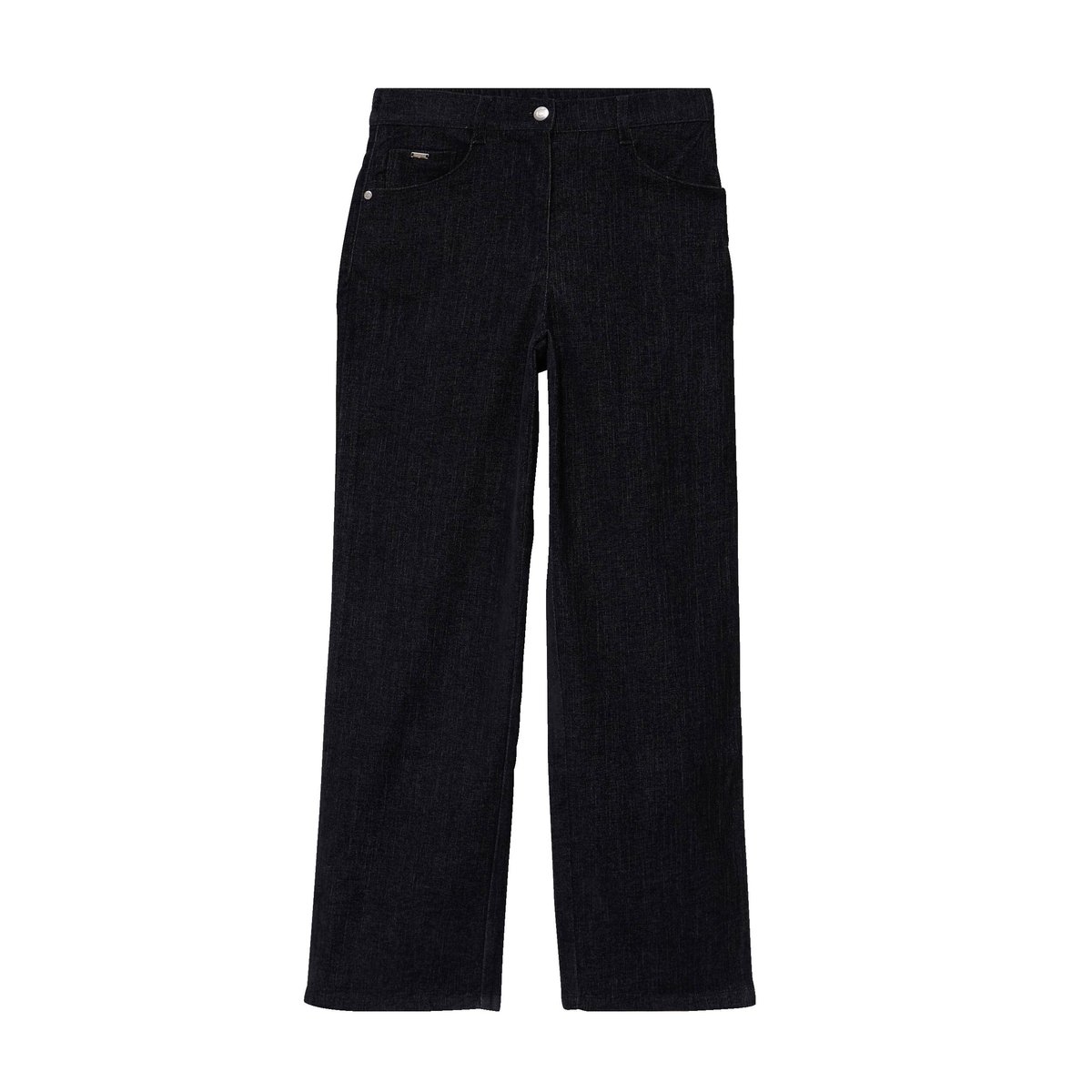 Jean taille haute en velours denim brut, BREAL