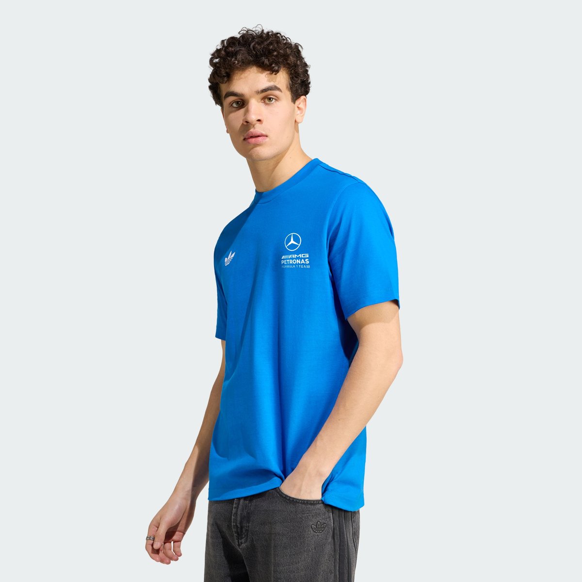 T-Shirt Blue Wonder Mercedes - Amg Petronas Formula 1 Team T-Shirt Blue Wonder Mercedes - Amg Petronas Formula 1 Team blue bird / white, adidas Performance