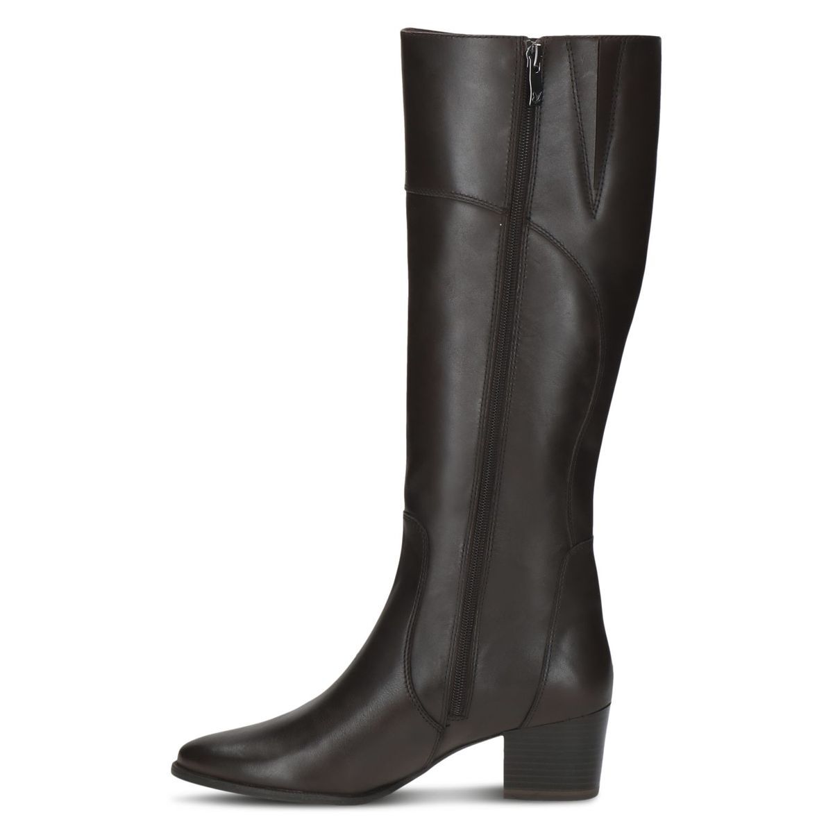 Bottes en cuir marron camel, CAPRICE