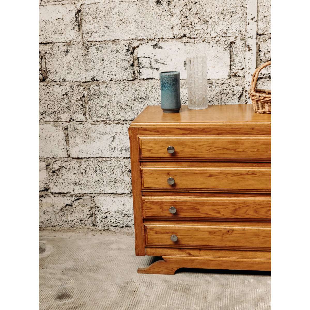 Commode en bois clair Garance N°113 - Bon état bois, DEBONGOUT