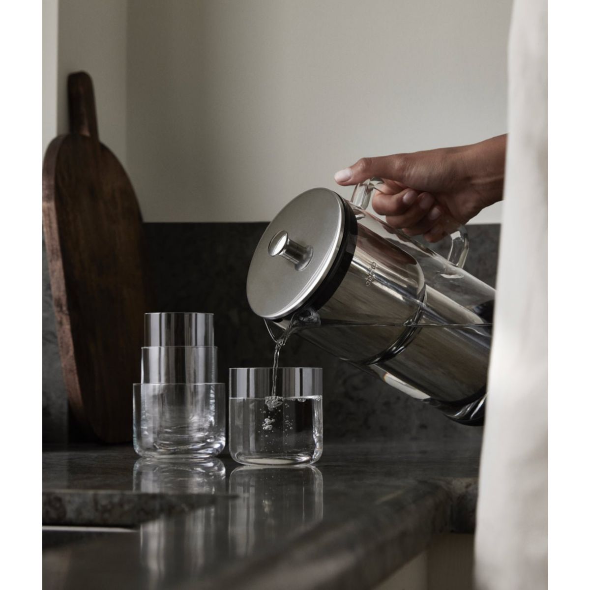 Carafe filtrante Purifier 1L 18 transparent, AARKE