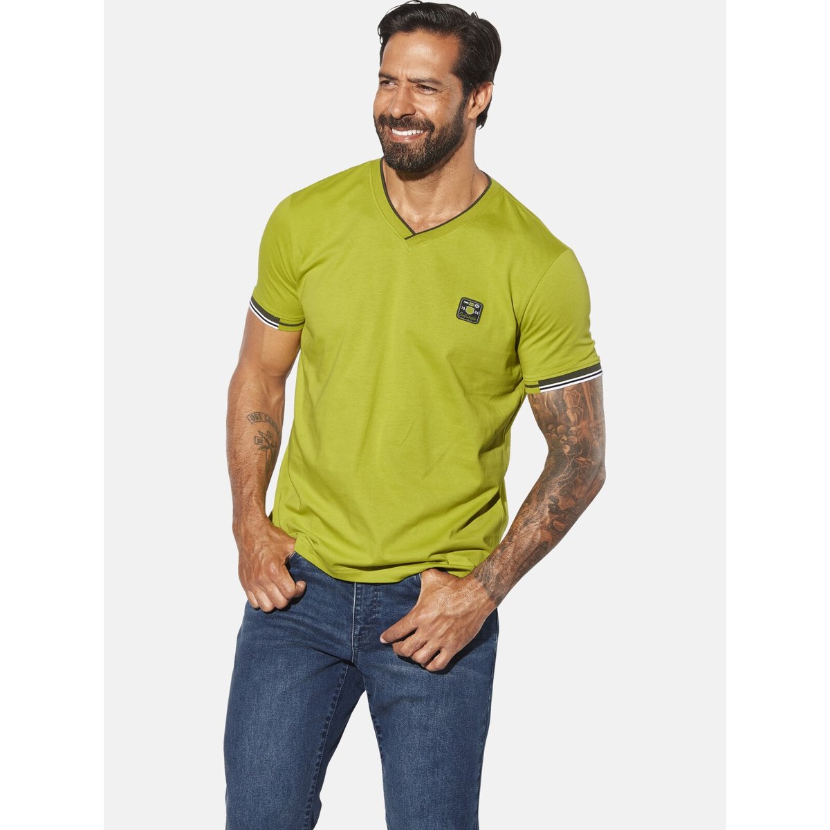 T-shirt MORKBERG vert, JAN VANDERSTORM