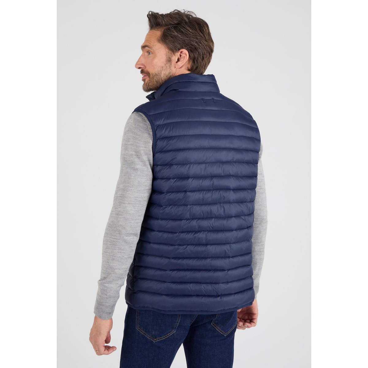 Doudoune Thermolactyl matelassée sans manches bleu marine, DAMART