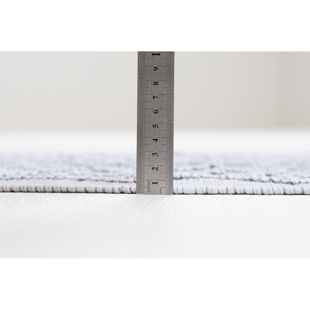 Tapis de bain Vintage Wash tissé main lavable anthracite, TOM TAILOR