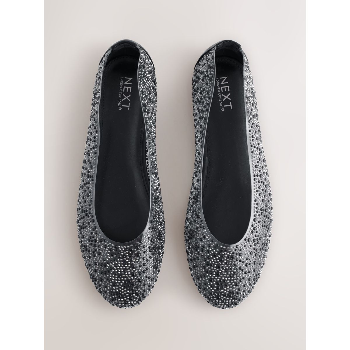 Ballerines en vinyle forever comfort® noir, NEXT
