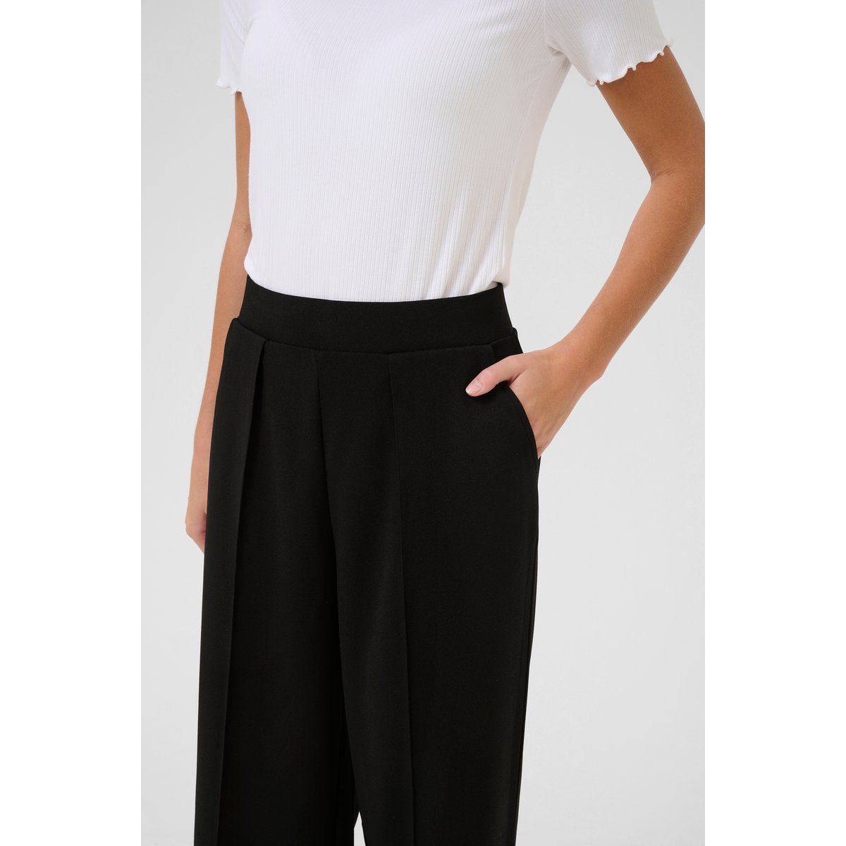 Casual pants noir, CREAM