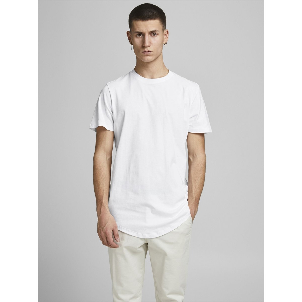 T-Shirt white 1, JACK & JONES