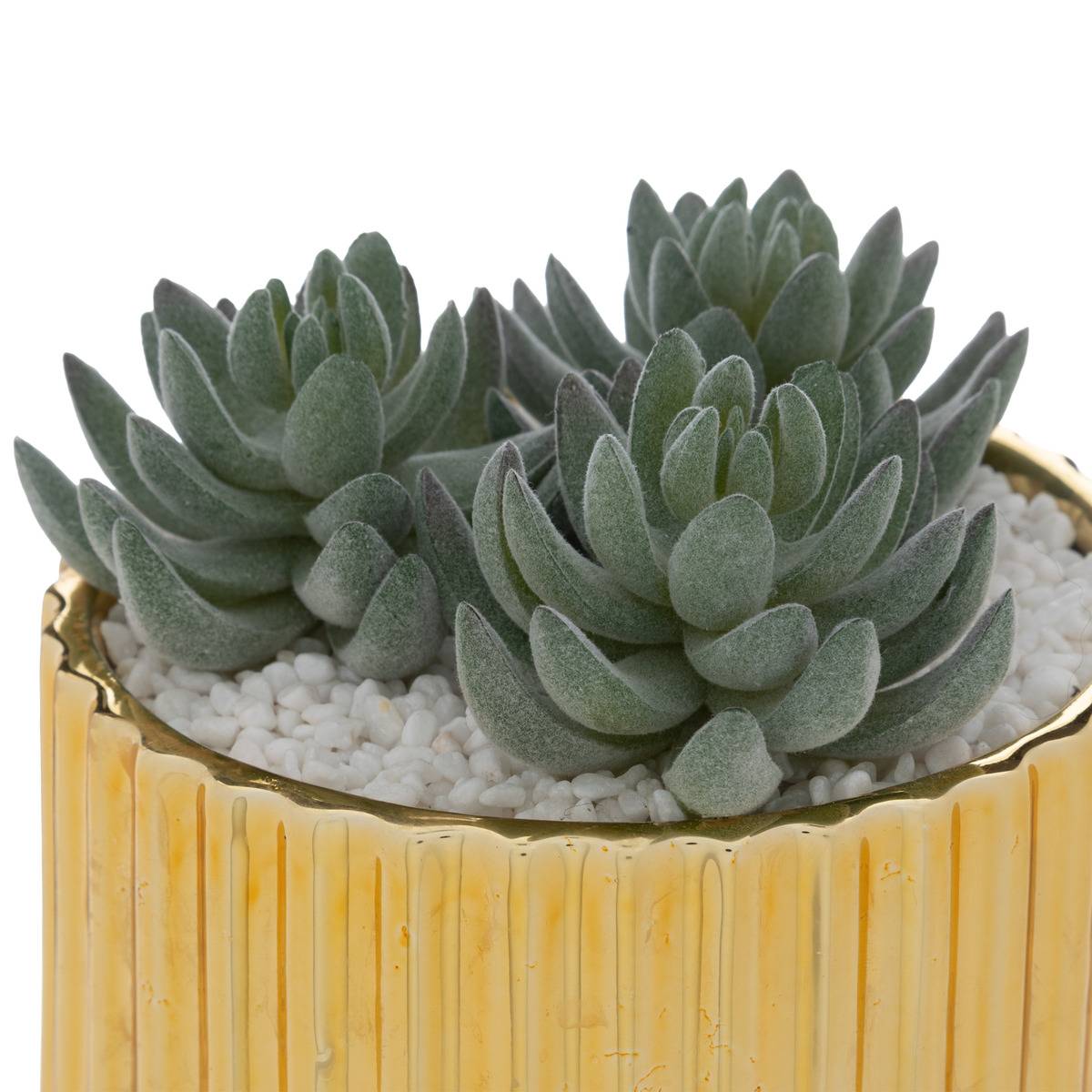 Plante artificielle LE COLLECTIONNEUR doré, ATMOSPHERA