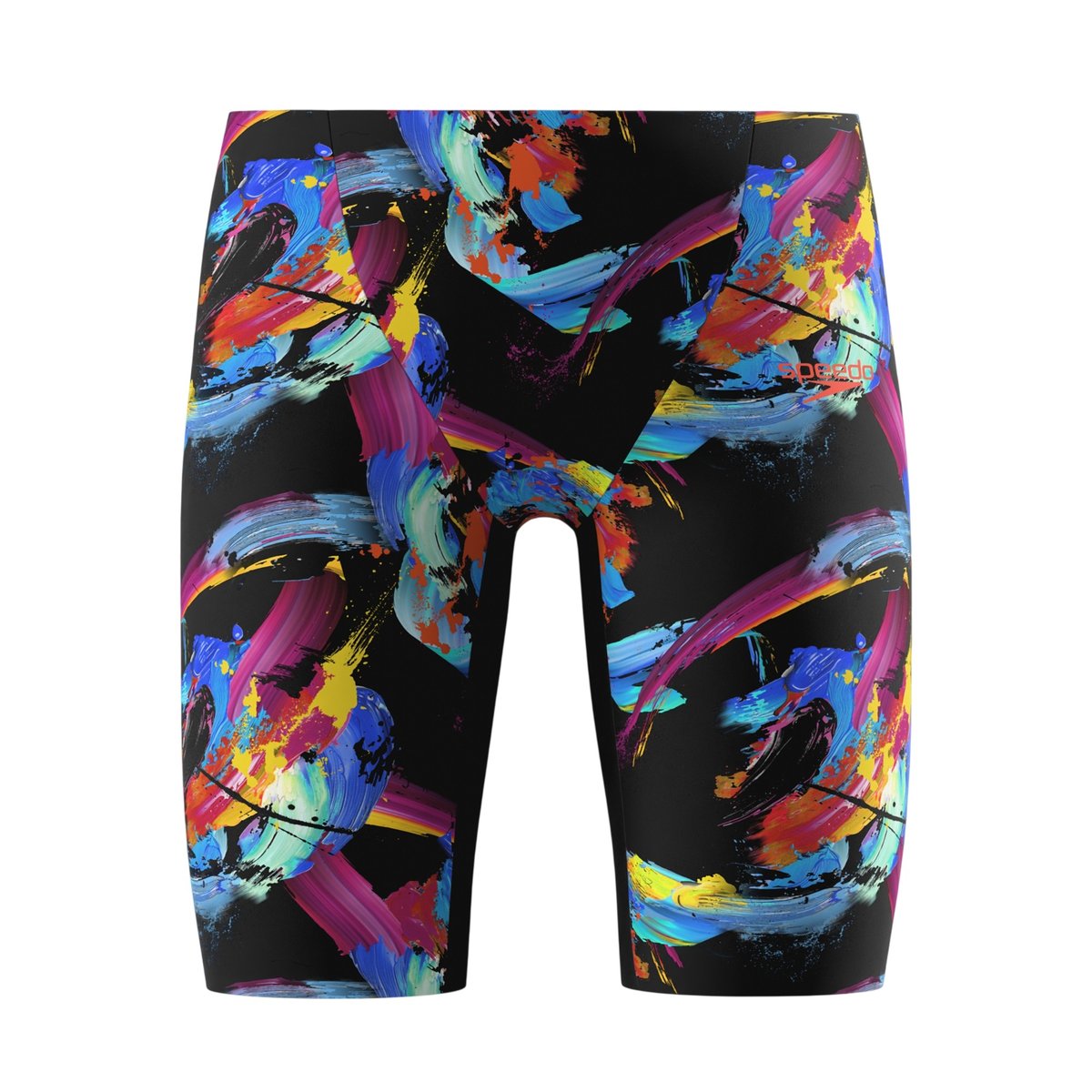 Jammer de natation motif/style effet peint noir / multicolore, SPEEDO