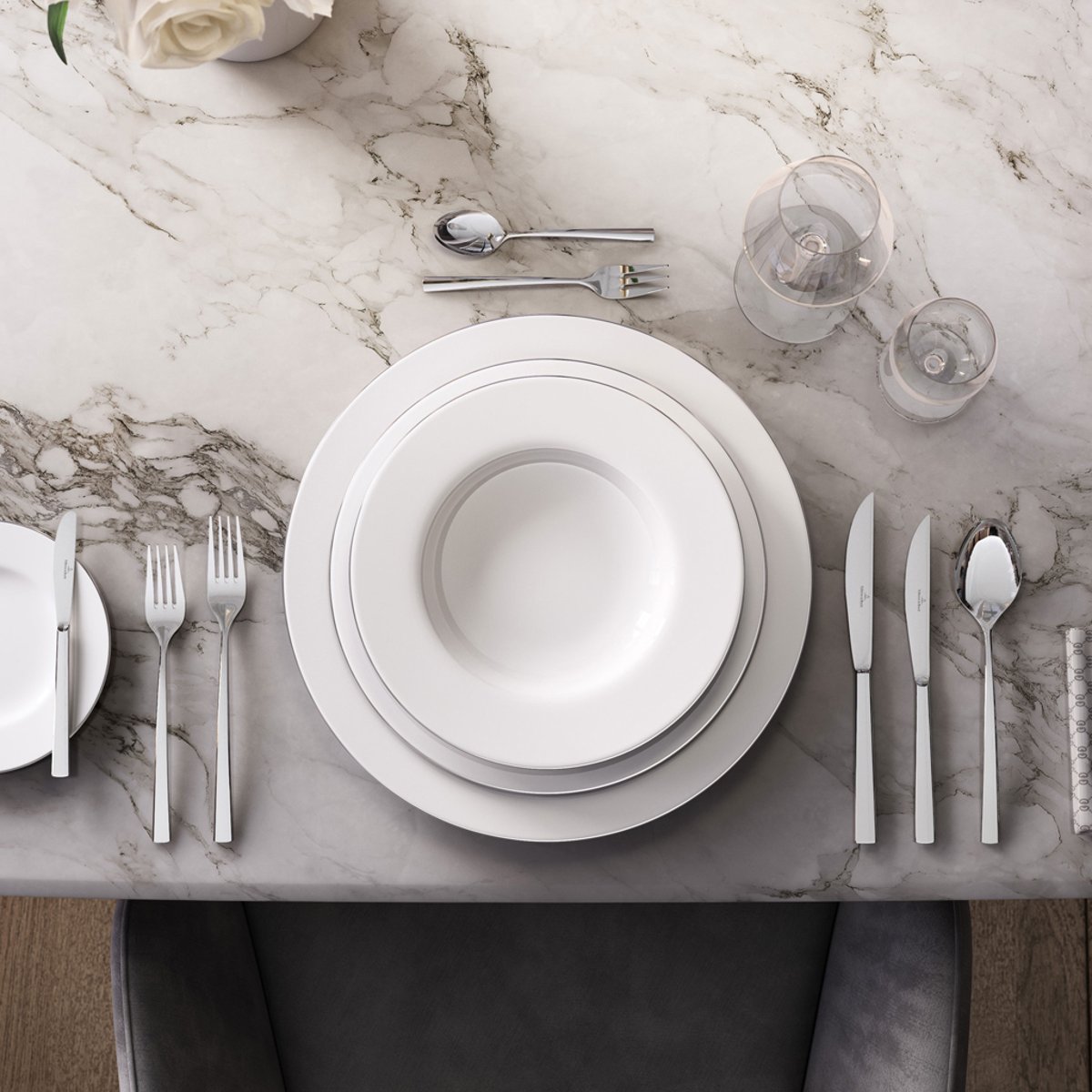 Cuillère À Café 6 Pièces PIEMONT argent/platine, VILLEROY & BOCH
