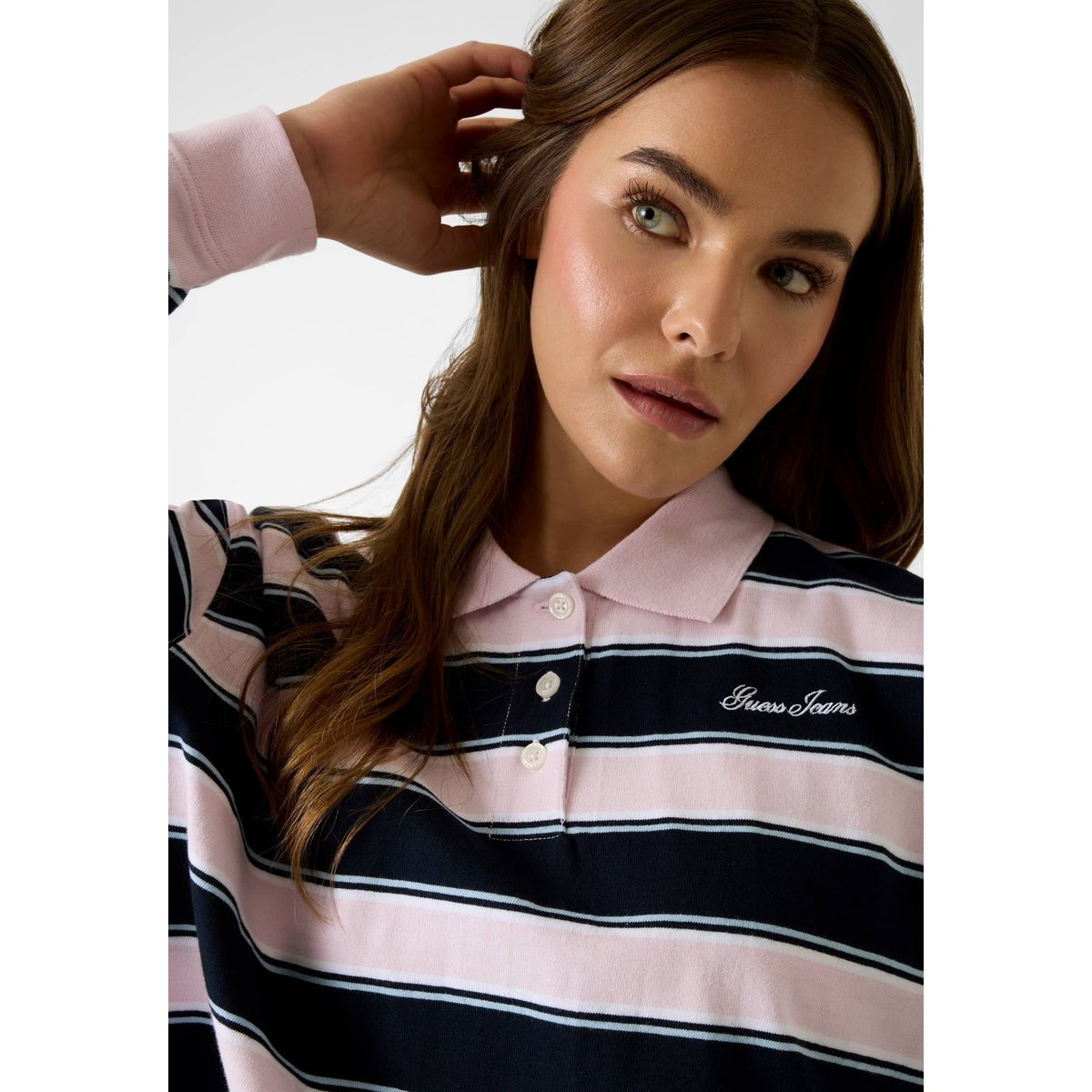 Polo Rayé lilas, GUESS