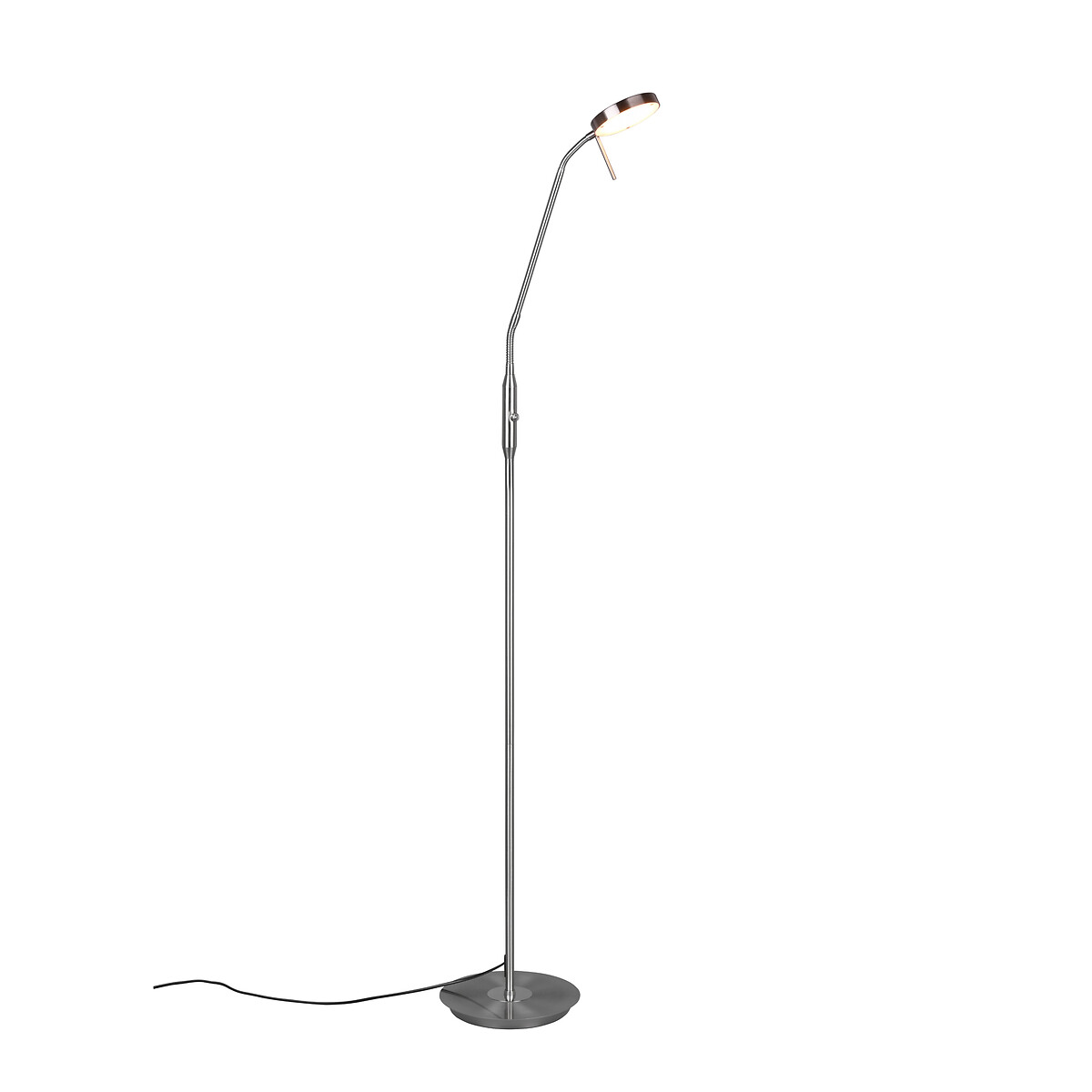 Candeeiro de pé Monza, TRIO Lighting prateado, TRIO LIGHTING